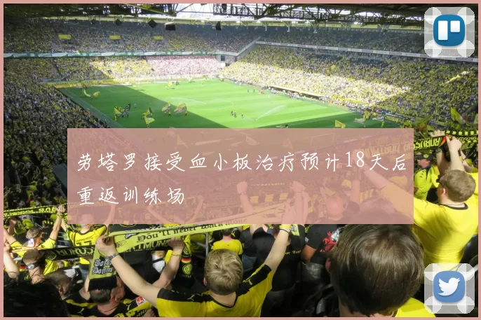 劳塔罗接受血小板治疗预计18天后重返训练场